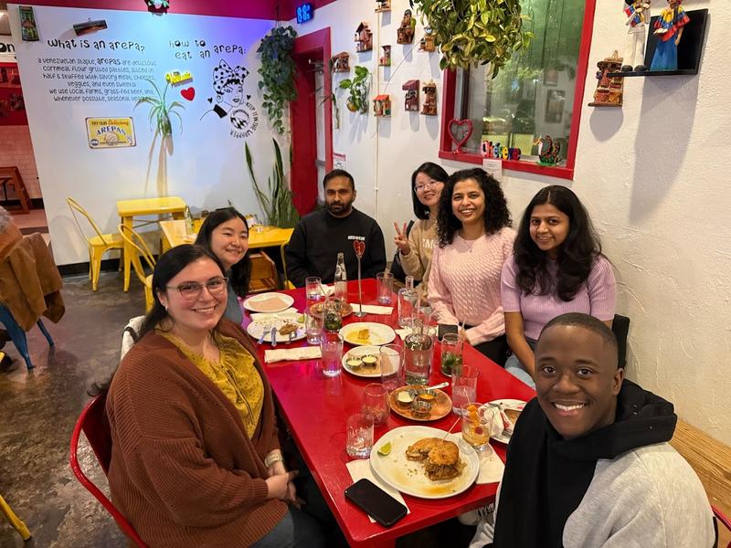 Lab dinner at Arepa Mia!