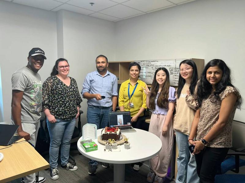 Our lab celebrated Dr. Sarker's birthday at the BMI department!