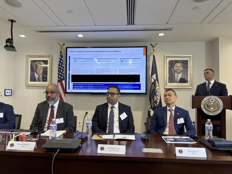 Dr. Abeed Sarker presented at the White House Office of National Drug Control Policy (ONDCP).