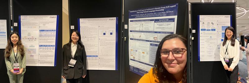 Four PhD students in our lab (Yao Ge, Yuting Guo, Jeanne Powell, and Echo Zhang) had poster presentations in AMIA 2023.
