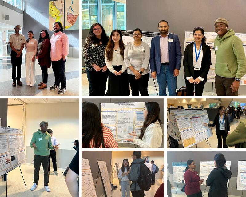 Our team showcased six posters during three poster sessions at the Biomedical STAR-AI symposium at Georgia Tech! Congratulations to JaMor for securing first place in session 1, and to Jeanne for clinching third place in session 3.