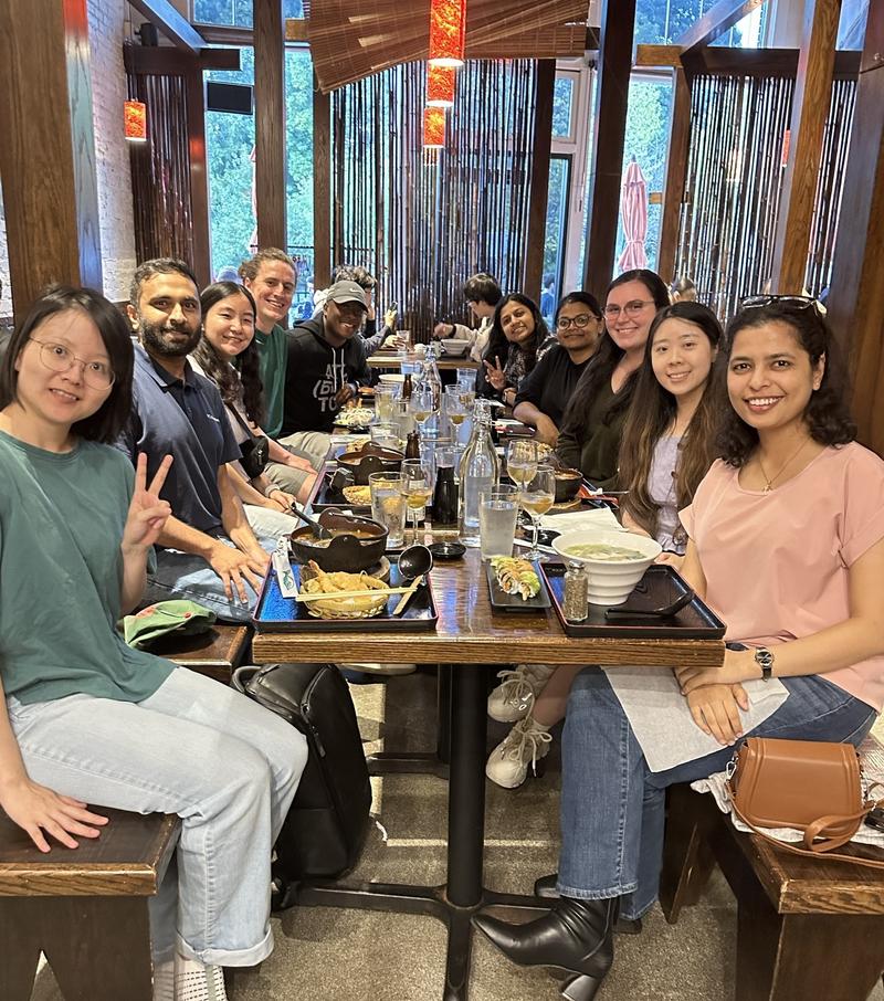 First lab dinner at Wagaya!